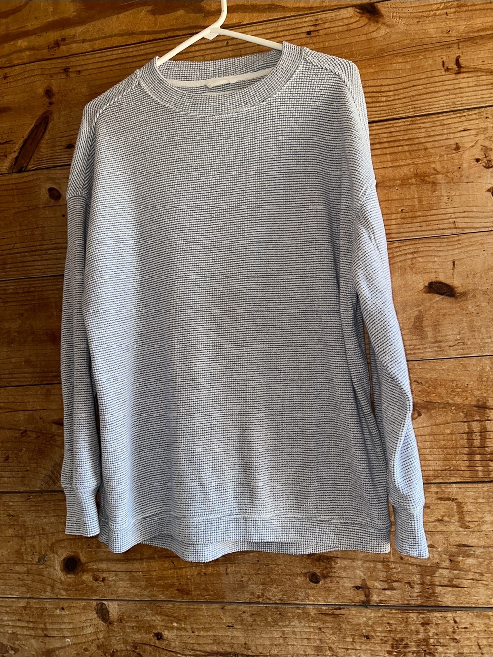 Aerie Stripes Textured Long Sleeve